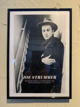 CLASH JOE STRUMMER UK パンク A4 ポスター 額付 ⅰ_画像1