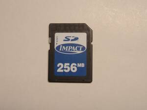 256MB SDメモリーカード IMPACT