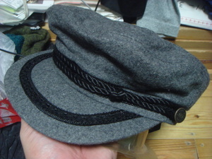1709新品セシルマクビーCECIL McBEEグリーク フィッシャーマンWOOLウール マリンCAPキャップ帽子