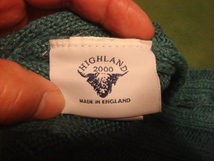 2005UK英国イギリス製HIGHLAND 2000ハイランド麻リネン混リブ編ニットキャップCAP帽子ワッチHEMPヘンプ_画像5