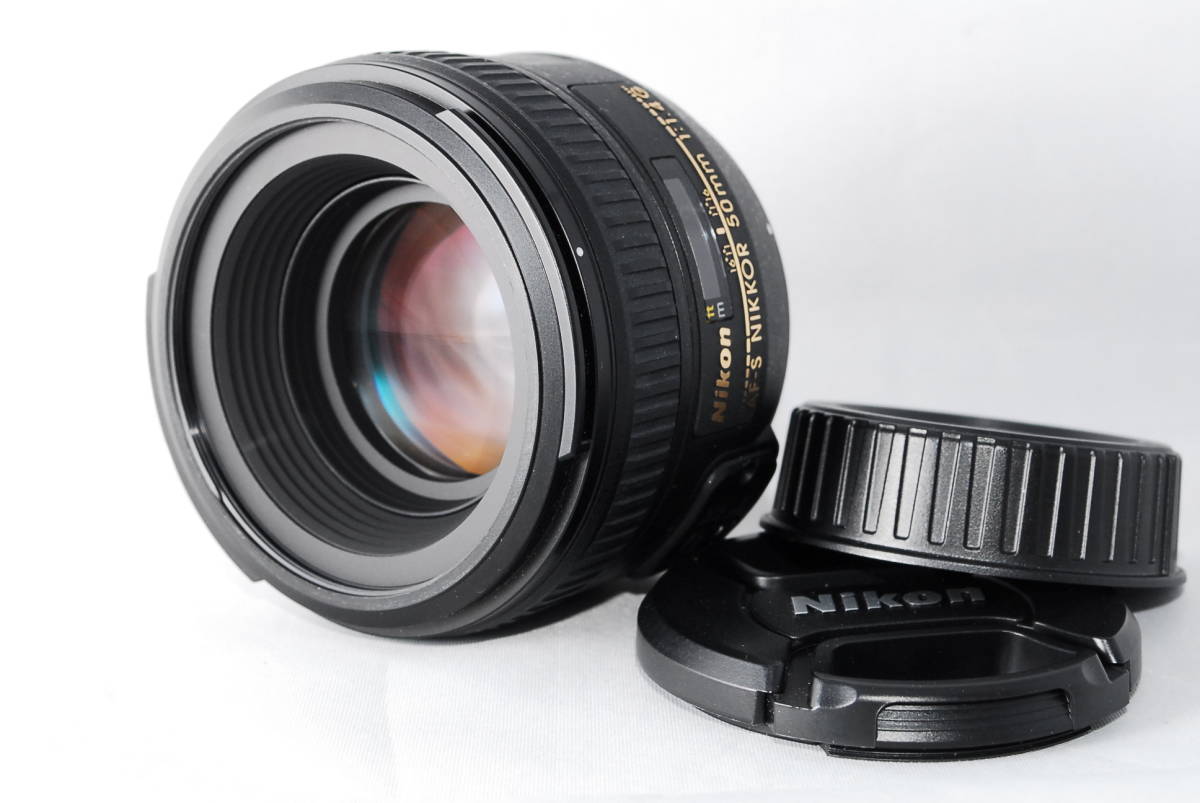 短焦点レンズ☆Nikon Nikkor AF-S 50mm f1.4G #いO