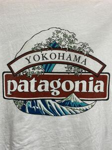 送料格安スピード発送！大変希少品★パタゴニアヴィンテージ葛飾北斎ウェーブＴシャツ横浜★Sサイズサーフィン登山トレランマラソン