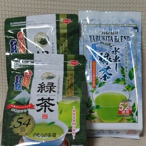 緑茶ティーバッグ3袋
