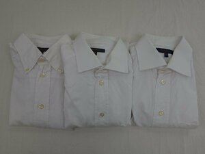 メンズ CAMICISSIMA カミチッシマ 長袖 Yシャツ 3枚セット サイズ40/80 白 ホワイト