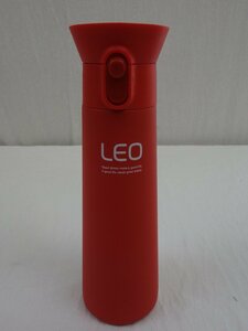 LEO レオ ステンレスボトル マグボトル 水筒 赤 レッド 1回使用のみ