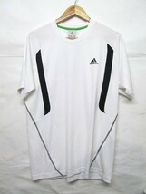 adidas アディダス プラクティス ショートスリーブ Tシャツ 半袖 メンズ O 白 b14830_画像1