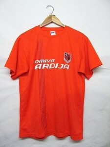 サッカー Jリーグ 大宮アルディージャ プリント Tシャツ F 橙 b14931