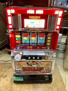 【希少 1円スタート】パチスロ 実機 トリプルエース TRIPLEACE パチンコ レトロ 野球 ラスター レア