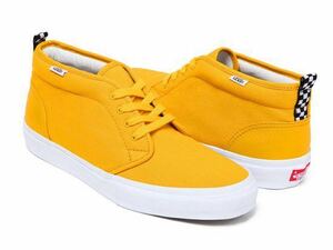 Supreme Vans CANVAS CHUKKA 28.5cm US10.5 シュプリーム バンズ キャンバスチャッカ Yellow