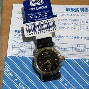【未使用】CITIZEN FREEWAY レディース腕時計 本革 AA95-0674Q