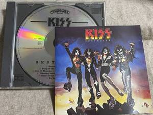 KISS - DESTROYER 西独盤 WEST GERMANY盤 フルシルバー