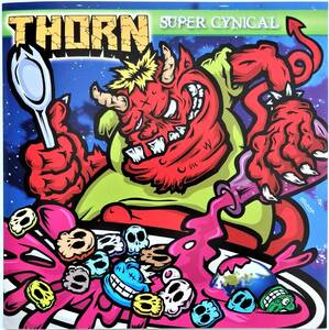 【2013年10”LP＋CD＋ステッカー/千葉柏産ハードコア/限定盤】THORN / Super Cynical