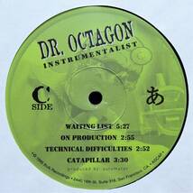 【2001年USプレス再発盤/2LP/シュリンク＆ハイプステッカー付き/盤面状態極上】 DR.OCTAGON / Instrumentalyst_画像5