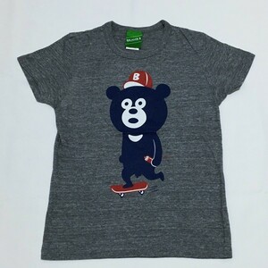 [bbh] / unused goods /[BEAMS T / Beams short sleeves T-shirt wonder Bear / XS size gray / bear print T-shirt ]