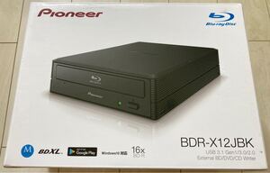 Pioneer BDR-X12JBK 外付け USB3.0 ブルーレイドライブ USB 2021年製