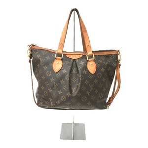 △△ LOUIS VUITTON ルイヴィトン モノグラム パレルモPM ハンドバッグ 2WAY M40145 ブラウン 傷や汚れあり