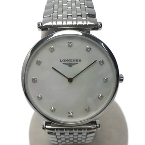 ☆☆ Longines Longines Longin La Grand Classic de Longin 12p Diamond L4.709.4 Кварцевые мужские часы, несколько грязные и грязные