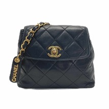 ☆☆ CHANEL シャネル ミニマトラッセ チェーンショルダーバッグ ブラック プレート ポシェット ヴィンテージ やや傷や汚れあり_画像1