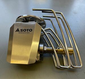 SOTO ST 310用　真鍮製ガス調節ノブ麻婆'sスロットル