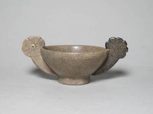 【李朝/高麗 特集出品】《大名品》李朝双耳杯 朝鮮古陶磁器/李朝時代 朝鮮美術lot:1307