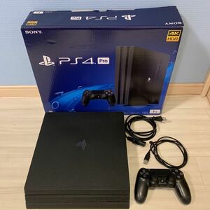 PlayStation4 PS4 Pro プレイステーション4 ジェットブラック　CUH-7100B 1TB 本体