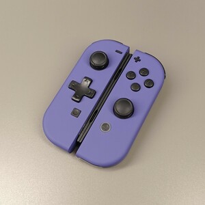 《ジョイコン》Switch Joy-Con（L)（R） カスタム（すみれ色・青紫）ユーズド　メンテナンス品