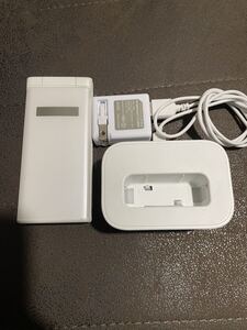 SoftBank DIGNO2 701KC ホワイト京セラ4G ガラホ 中古 クレードル 充電器付き