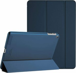 ProCase iPad 2 3 4 ケース(旧型) 超薄型 軽量 スタンド機能 スマートケース 半透明 背面カバー 適用機種：