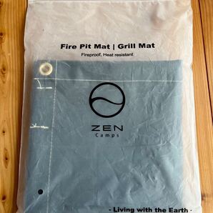 ZEN Camps 焚き火シート スパッタシート 焚き火台シート チクチクしない シリコン 50×50