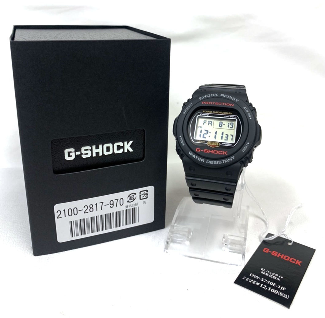 カシオ G-SHOCK DW-5750E-1JF オークション比較 - 価格.com