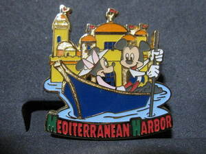 [Бесплатная доставка на 3 или более очков] Disney Disney Limited Pin Badge Средний Тенеан Харбор Микки Минни Аттракцион Extreme Rare Rare Glate