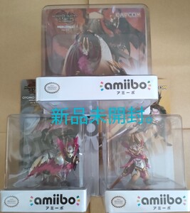 Switch amiibo モンスターハンターライズ サンブレイク メルゼナ オトモアイルー オトモガルク セット 新品未開封