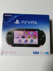 PlayStation Vita Wi-Fiモデル ピンク/ブラック (PCH-2000ZA15) 8GBメモリーカード付き 即決送料無料 美品