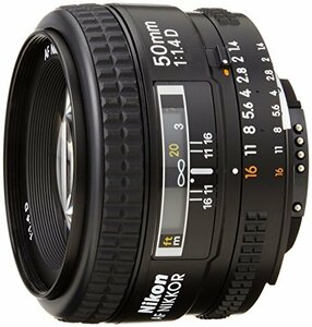 Nikon 単焦点レンズ Ai AF Nikkor 50mm F1.4D フルサイズ対応(中古 良品)