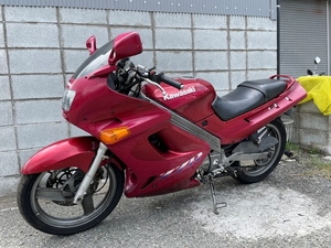 ZZR250 ワインレッド EX250H-050 ツキギレーシング 書類あり エンジン始動確認 ZZ-R250