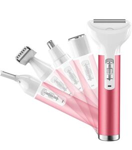 シェーバー 女性 電気 シェーバー 女性 全身 USB充電式 1台5役 レディースシェーバー 脱毛器 電動シェーバー