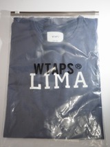 正規 21SS WTAPS ダブルタップス ACADEMY SS COTTON ロゴ Tシャツ 半袖 カットソー 211ATDT-CSM14 紺 L 本物 725M_画像4