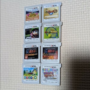 3DSソフト　8本セット　 どうぶつの森　 マリオ 妖怪ウォッチ