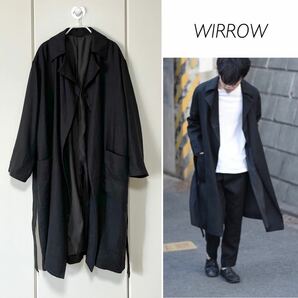 【未使用品】WIRROW Linen canvas buttonlesscoat