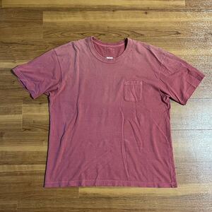 visvim JUMBO TEE S/S CRASH 0121205010014 RED サイズ4 送料無料　Tシャツ 