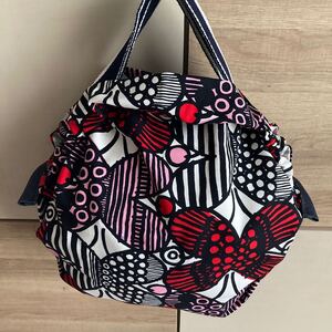 【感謝SALE】 320 折りたたみ エコバッグ (小 )買い物袋 シュパット風 ハンドメイド