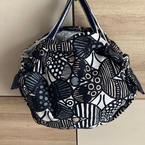 【感謝SALE】 321 折りたたみ エコバッグ (小 )買い物袋 シュパット風 ハンドメイド