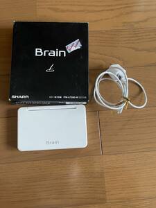 ●SHARP/シャープ カラー 電子辞書 Brain ブレイン PW-A7200 ホワイト 動作品