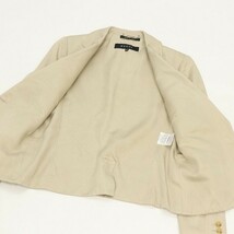 国内正規品◆GUCCI/グッチ シルク100％ 1釦 ジャケット ベージュ 40_画像3