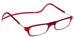 新品 クリックリーダー Clic Readers レッド +2.00 リーディンググラス 老眼鏡 シニアグラス 既製老眼鏡