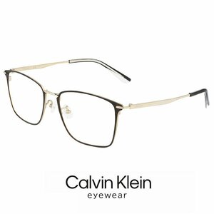 新品 メンズ カルバンクライン メガネ ck21137a-001 calvin klein 眼鏡 ck21137a スクエア ウェリントン チタン メタル 黒ぶち