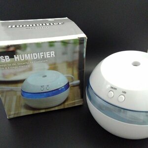 USB 超音波式 加湿器 Humidifier 水タンク容量 290ml 連続使用 3時間 コンパクト 水 専用 08 00146