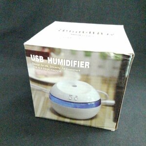 ☆美品☆USB超音波式 加湿器 Humidifier MINI series 水タンク容量290ml 連続使用3時間 コンパクト 水専用 08 00195