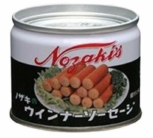 人気＊ 105ｇ×6個 ノザキブランド ウインナーソーセージ8号缶