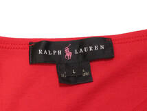 ラルフローレン RALPH LAUREN 使える☆ビッグポニー プリント 半袖 カットソー Tシャツ L_画像5